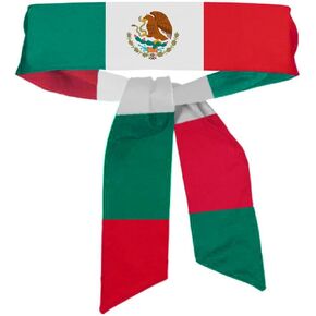 Mexican Flag Bandana Tie Men Mexican Flag Sports Turban Women Mexican Flag Headband Tie BNF01