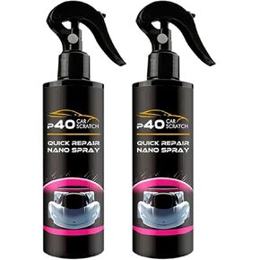 2pcs P40 Car Scratch Quick Repair Nano Spray – Instant Invisible Scratch Remover,Quick Paint Restoration,Long-Lasting Protection,All Cars & Surfaces