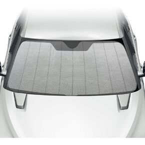 BDK Car Windshield Sun Shade - Jumbo Size Accordion Fold Style - Heatshield Sunshade for Car, Truck, SUV - Front Windshield - 65 x 27 in