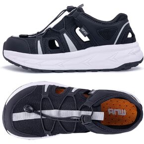 Mens Closed Toe Wide Width Hiking Sandals Summer Walking Water Shoes Comfortable Recovery Fisherman Sport Sandals in Saudi Arabia