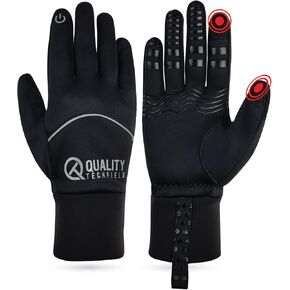 Winter Gloves Anti Slip Touchscreen and Thermal Cycling Glove Cold Weather Polyester Running Gloves for Men Women Suit for, Biking, Hiking, Driving, Walking, Typing, Freezer Work, Sports, Shooting