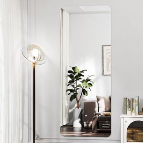 Koonmi Wall Mirror Full Length, 65"x24" Rectangular Long Acrylic Mirrors for Wall, Unbreakable Soft Acrylic Wall Mirror, Shatterproof Non-Glass Mirrors for Wall Door Entryway Living Room Home Gym