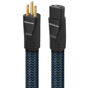 كابل طاقة AudioQuest Monsoon عالي الأداء 15 أمبير تيار متردد - 19.68 بوصة (6 متر)