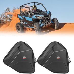 KEMIMOTO Door Bags EVA Water-resistant Door Storage with Padding Compatible with Can-Am Maverick Sport with Stock Doors/Maverick Trail Equiped with the Sport Half Doors