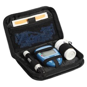 لوازم السكري ، حالة السفر لـ CareSens N ، حالة مراقبة الجلوكوز المحمولة لدليل ACCU-CHEK ، حقيبة تخزين عدادات الجلوكوز في الدم
