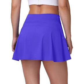 MCEDAR Tennis Skirts for Women High Waisted Golf Skorts Athletic Running Skirt Inner Shorts with Pockets Pickleball in Kuwait