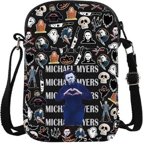 رعب فيلم البضائع Crossbody Bag Michael شخصية Lover Bag Series Killer Gift Spooky Season Gift Whiber Gift