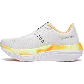 Saucony Men's Endorphin Trainer Sneaker, White/Black, 11.5