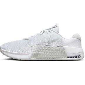 Nike Metcon 9 Men's Workout Shoes (DZ2617-103 ، White/White/Pure Platinum/Pure Platinum) Size 8.5