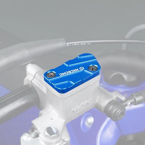 Front Brake Master Cylinder Cover Cap Compatible with Yamaha YZ125 2008-2024 YZ125X 2020-2023 YZ250 2008-2024 YZ250F 2007-2024 YZ250FX 2015-2023 YZ250X 2016-2023 YZ450F 2008-2024,See fitment in Saudi Arabia