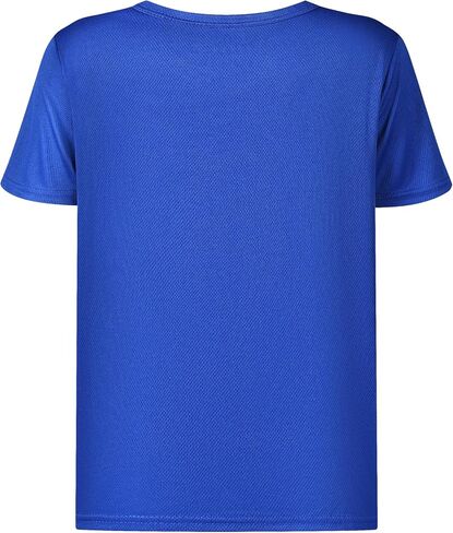 Boys' Sports Short Sleeve Crew Neck T-Shirts Kids Ball Print Tops Age for 4-14 Years 5-Pack in Saudi Arabia