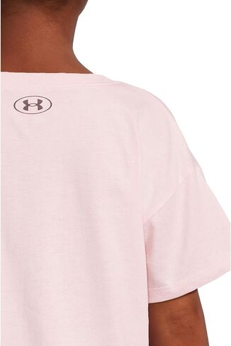 Under Armour Girls Girls Short Sleeve Shirt and Shorts Set, Durable Stretch and Lightweight in Saudi Arabia