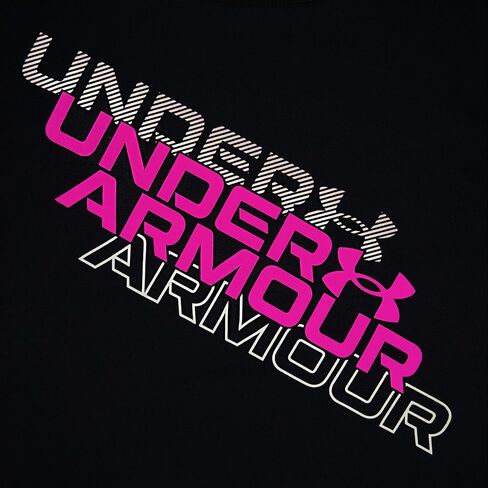 Under Armour Girls Girls Short Sleeve Shirt and Shorts Set, Durable Stretch and Lightweight in Saudi Arabia