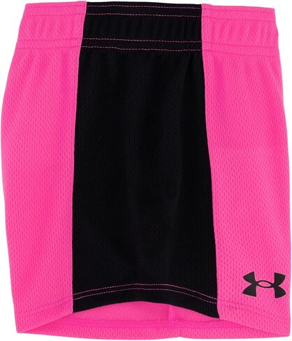 Under Armour Girls Girls Short Sleeve Shirt and Shorts Set, Durable Stretch and Lightweight in Saudi Arabia