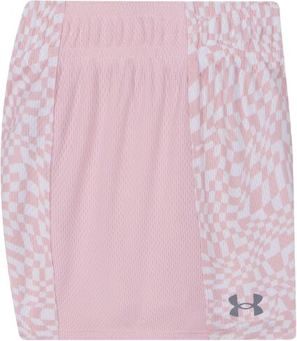 Under Armour Girls Girls Short Sleeve Shirt and Shorts Set, Durable Stretch and Lightweight in Saudi Arabia