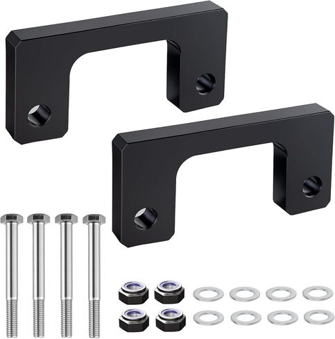 EVIL ENERGY 1" Leveling Lift Kit Compatible with 2007-2019 Chevy Silverado 1500 Avalanche Suburban Tahoe/GMC Sierra Yukon, 1 inch Front Suspension Strut Spacers Black in Kuwait