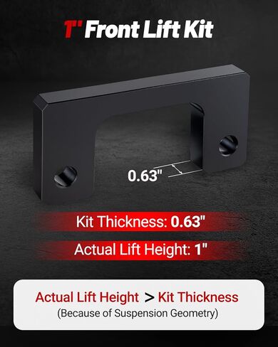 EVIL ENERGY 1" Leveling Lift Kit Compatible with 2007-2019 Chevy Silverado 1500 Avalanche Suburban Tahoe/GMC Sierra Yukon, 1 inch Front Suspension Strut Spacers Black in Kuwait