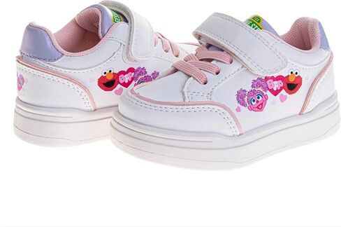 Sesame Street Strap Sneakers للأولاد والبنات - الأطفال خفيفة الوزن رياضي تنفس الأحذية التنس (الأحجام: 5-10 طفل صغير / 11 طفل صغير) in Kuwait