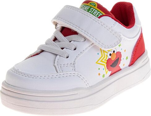 Sesame Street Strap Sneakers للأولاد والبنات - الأطفال خفيفة الوزن رياضي تنفس الأحذية التنس (الأحجام: 5-10 طفل صغير / 11 طفل صغير) in Kuwait