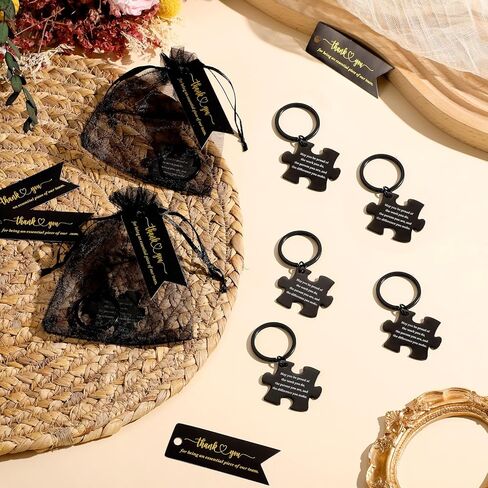 شكرًا لك Heychains Bulk Team Teampress Gifts with Thank Tag Organza Bag لموظف CNA in Kuwait