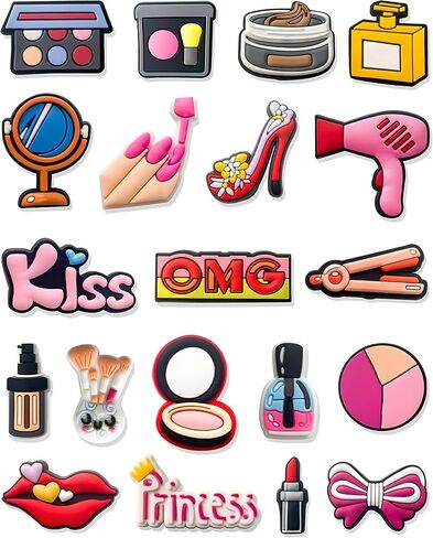 BOWNDY Different Shoe Charms for Clog Decoration,Cute Cartoon Charms Accessories for Gift in Saudi Arabia