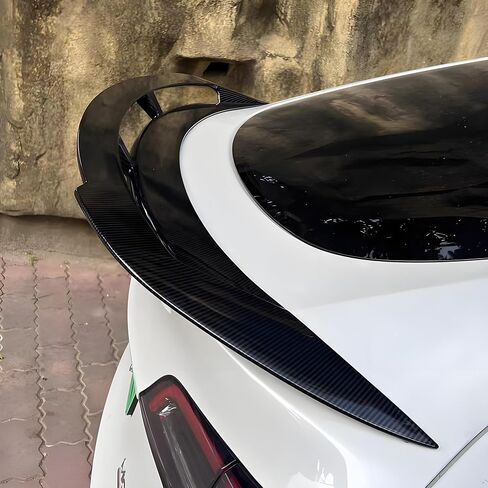 المفسد الجذع الخلفي ABS ملاءمة لنموذج تسلا Y 2020 2021 2022 2023 2024 عالية الأداء GT النمط الشفاه الشفاه الإكسسوارات الخارجية (نمط ألياف الكربون) in Kuwait