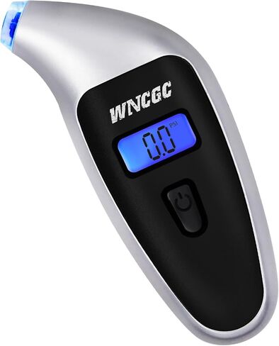 Digital Tire Pressure Gauge 0-150 PSI, 4 Settings Stocking Stuffers for Car Truck Motocycles Bicycle Backlit LCD (Grey) in Saudi Arabia