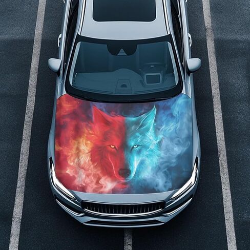 Butterfly Print Car Hood Cover 59x39 inches Universal Stretchable Car Hood Covers Waterproof Auto Accessories Suitable Most Vehicle Sedans Trucks Pickup SUVs in Saudi Arabia