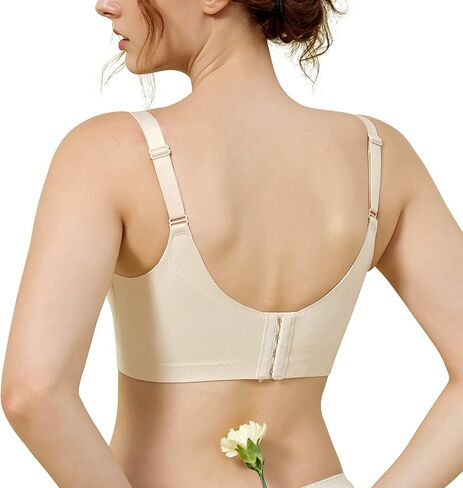 AILIVIN Luxury Embroidery Full Coverage Wireless Non Padded Women's Minimizer Bra 32-40(B-DD) in Saudi Arabia