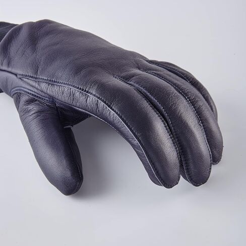 OOZi Leather Gloves for Men Women, Black, Waterproof Thermal Cold Weather Gloves for Driving Riding in Saudi Arabia