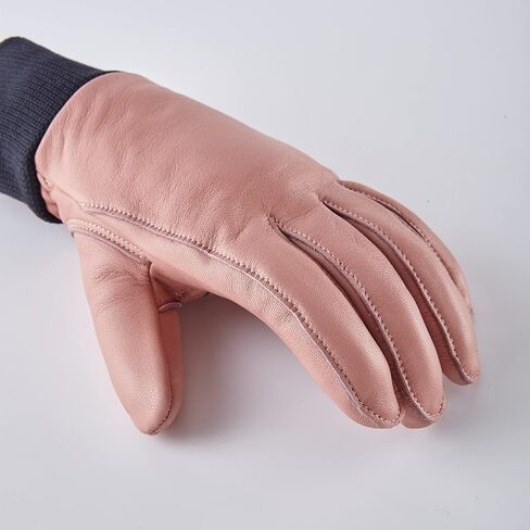 OOZi Leather Gloves for Men Women, Black, Waterproof Thermal Cold Weather Gloves for Driving Riding in Saudi Arabia