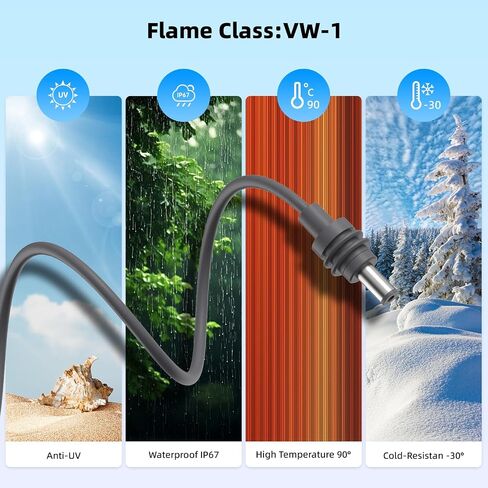Starlink Mini 12V Power Cable 3M/9.8FT, Waterproof Car Adapter, Heavy Duty Cigarette Lighter Adapter, Car Charger in Saudi Arabia