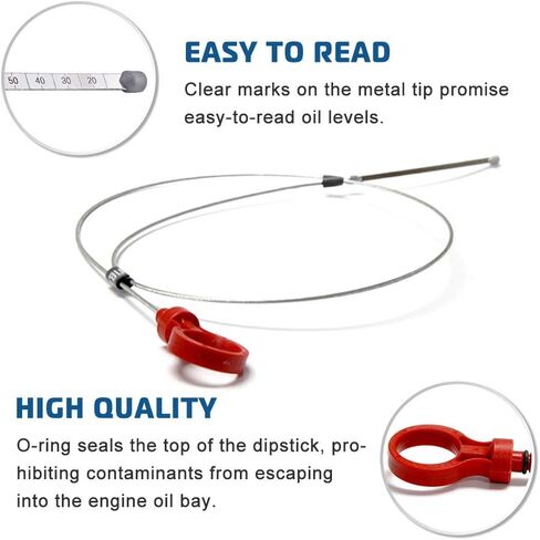 Transmission Dipstick for Mercedes 722.6 Transmissions With Replace OE Part # 140589152100 and 1409910055 in Saudi Arabia