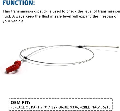 Transmission Dipstick for Mercedes 722.6 Transmissions With Replace OE Part # 140589152100 and 1409910055 in Saudi Arabia