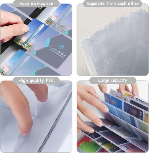 Floral Business Card Book Holder Organizer for Women, 240 Card Capacity, Stylish Name Card and Credit Card Holder for Professionals (Flower-Grass) in Saudi Arabia