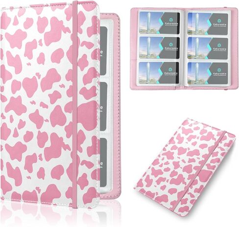 Floral Business Card Book Holder Organizer for Women, 240 Card Capacity, Stylish Name Card and Credit Card Holder for Professionals (Flower-Grass) in Saudi Arabia