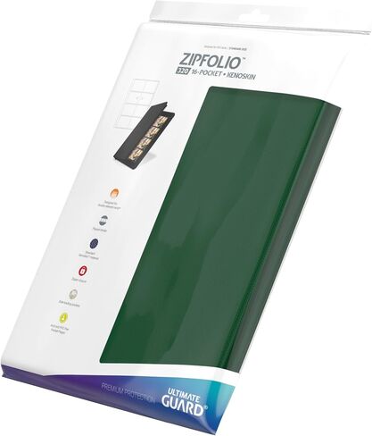 حافظة زينو ذات 8 جيوب رباعية Zipfolio، باللون الأحمر in Kuwait