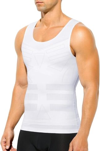 Arjen Kroos Men's Men's Classic Compression Compression Tank Top Soft Ice Silk Silk Comply Shaper Minshirt in Kuwait