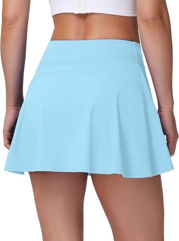 MCEDAR Tennis Skirts for Women High Waisted Golf Skorts Athletic Running Skirt Inner Shorts with Pockets Pickleball in Saudi Arabia
