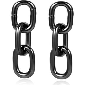 2PCS Ear Weights for Stretched Ears Heavy Weighted Gauges Stainless Steel Dangle Gauge for Women Men Ear Hanger Stretcher Piercings