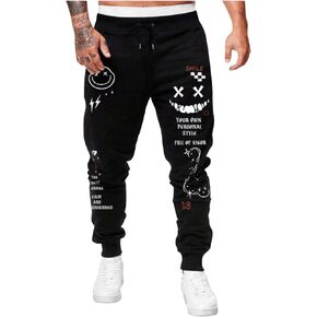 Shenhe Boy's Graphic Print Jogger Pants مرنة الخصر تجريب سروال للعروع مع جيب