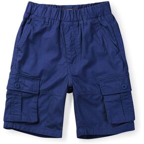 OCHENTA Boy's Lightweight Pull on Cargo Shorts with Pockets Casual Slacks
