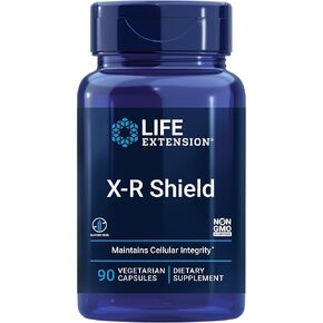 Life Extension X-R Shield, spirulina, Lemon Balm, Ginkgo biloba, Supports Cellular Integrity & DNA Health, Encourages Healthy Immune Response, Gluten-Free, Non-GMO, Vegetarian, 90 Capsules