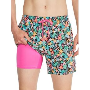 Chubbies Lined Mens Swim Trunks 5.5 Inch – Swim Shorts and Mens Shorts with Elastic Waist, Boxer Brief Liner, UPF 50+