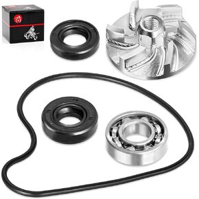 5NL-12439-00-00 Water Pump Rebuild Kit w/Impeller Seal Bearing Kit For Yamaha WR250 YZ250 WR250F YZ250F 2001-2013 5DH-12451-00 93102-12321-00 93306-00105-00 93109-11073-00