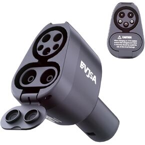 2-in-1 CCS & J1772 to Tesla Adapter, DC/AC Tesla Charger with Level 1 2 3 NACS Adapter Compatible with Model 3/Y/S/X and Cybertruck