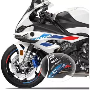 Motorcycle Body Fairing Decal M Sticker Kit Fit for BMW S1000RR M1000RR M 2019-2023 Decorative Accessories (12 PCS)