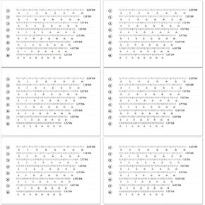 6pcs شريط توقيت التوافقي التوافقي للمحركات ، 5.25 "إلى 8.00" ملصقات لاصقة دقيقة DIA لأداء محرك سلس وضمان توقيت الإشعال