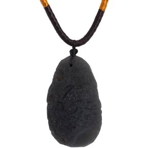 Cintamani Stone Necklace,Saffordite Crystal Raw Tektite,Each Meteorite Irregular Shape