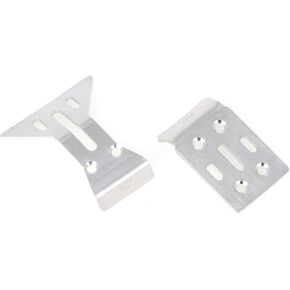 LCX Racing 1/24 RC Truck Stainless Steel Chassis Guard Protector Skid Plate Armor for LOSI Micro-B Buggy, Upgrades Parts Accessories